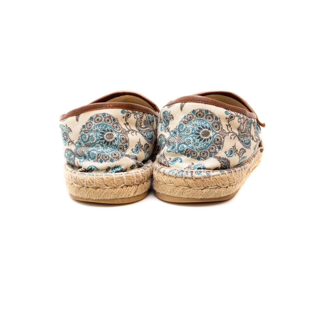 Gucci GUCCI Men’s Cloth espadrilles Creme and multicolor paisley Size US 9 / EU 42 - 6 Thumbnail
