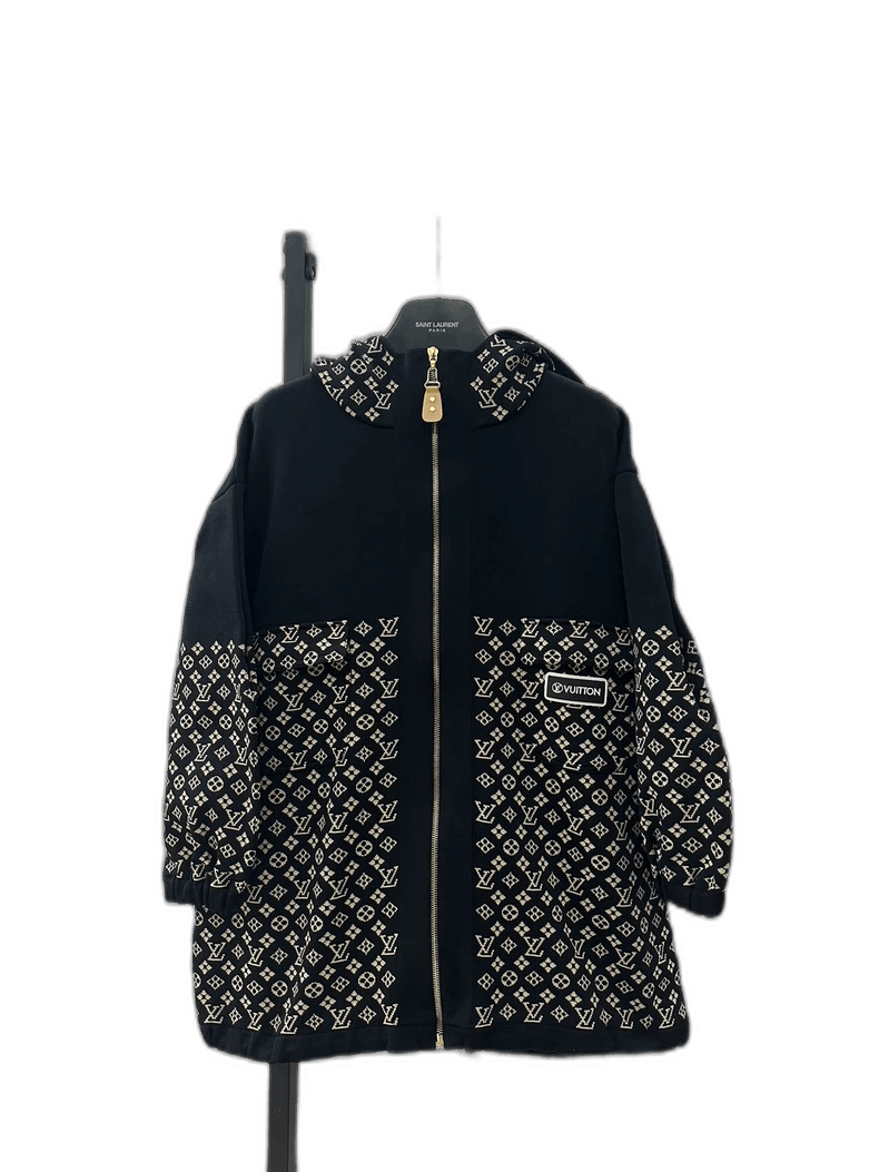 Louis Vuitton Louis Vuitton Patterned Knit Hooded Jacket Size US XS / EU 42 / 0 - 1 Thumbnail