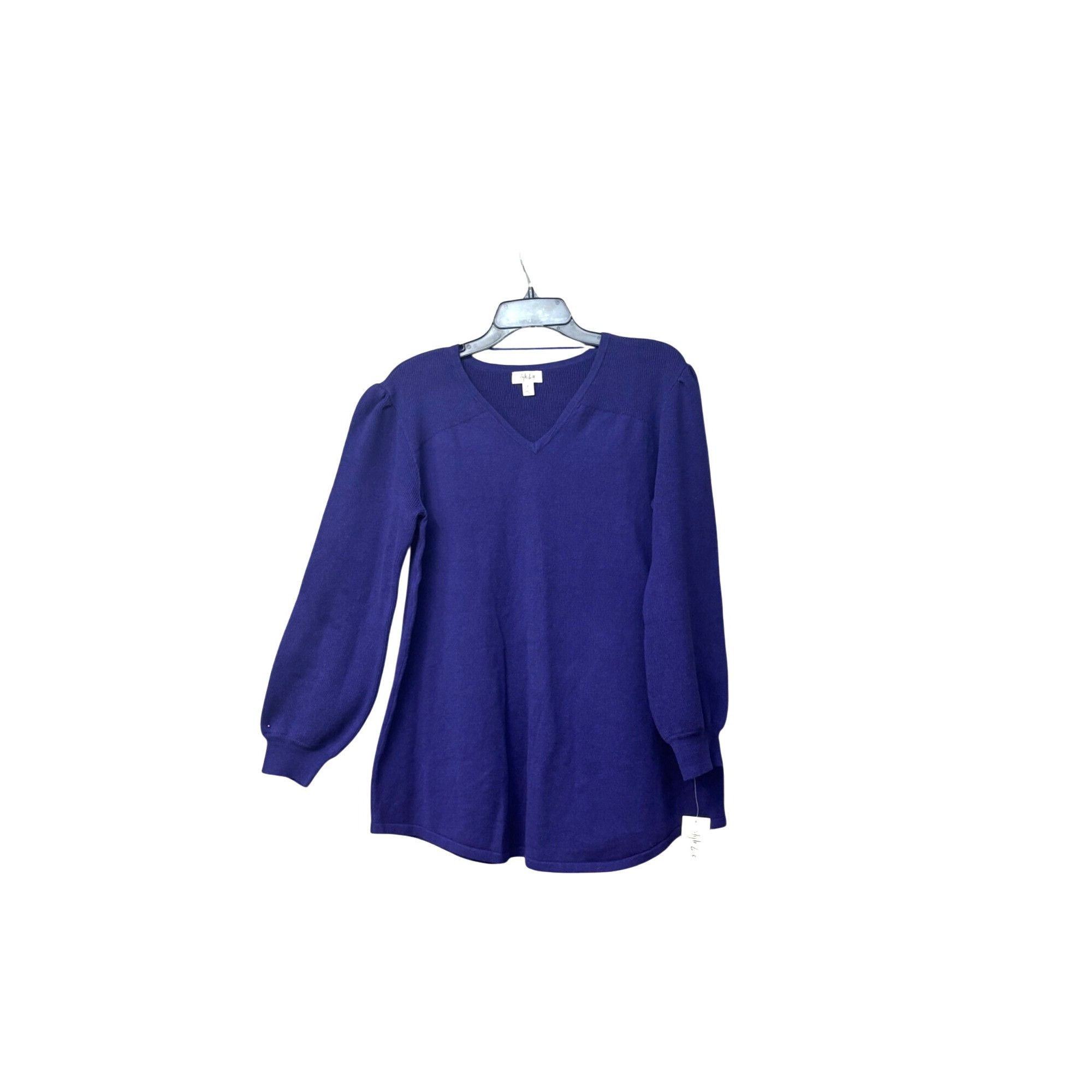 Other Style & Co Pleated-Sleeve Tunic Sweater, Midnight Iris, S Size S / US 4 / IT 40 - 5 Thumbnail
