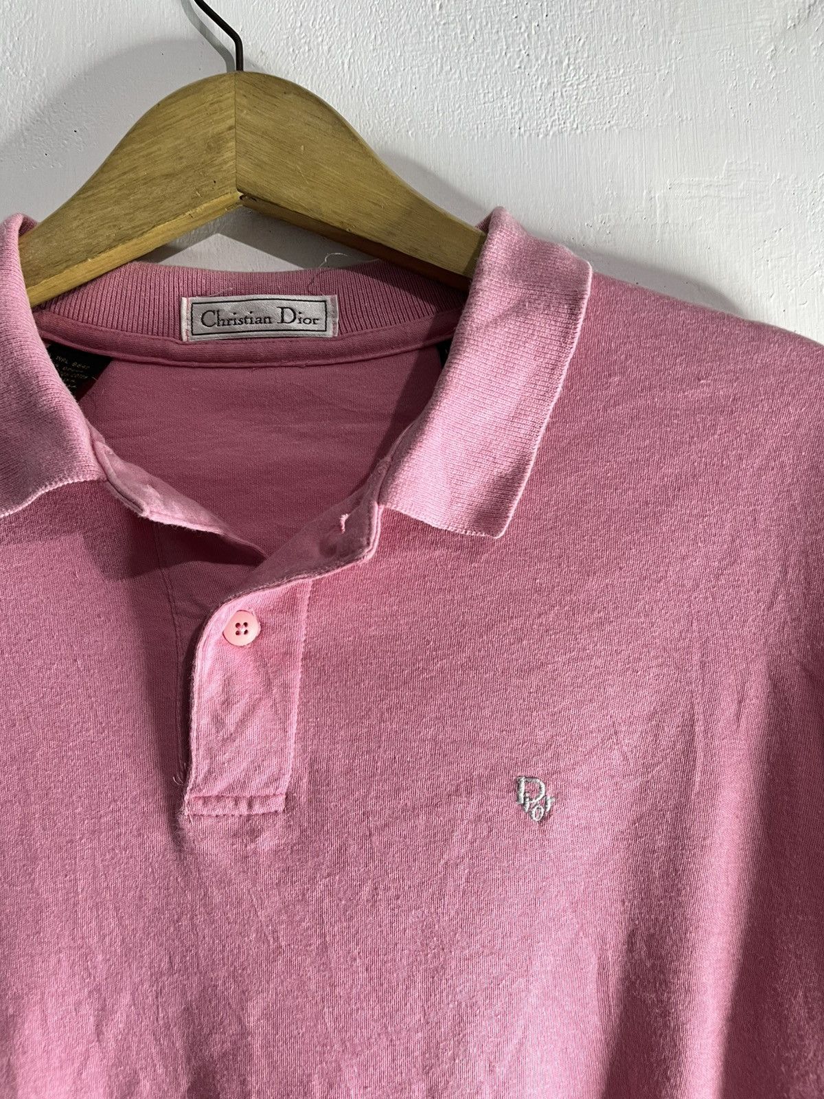 Dior Dior small logo embroidery poloshirt Size US L / EU 52-54 / 3 - 2 Thumbnail