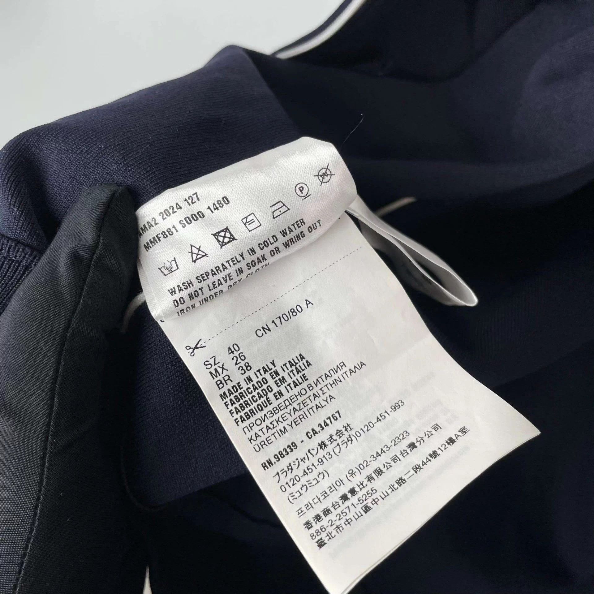 Miu Miu MIU MIU Navy Blue Jacket 40 Size US XXS / EU 40 - 5 Thumbnail