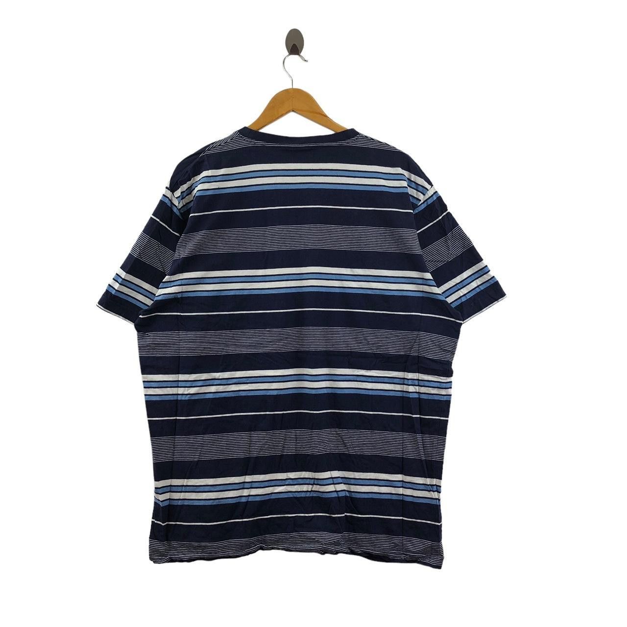 Hang Ten HANG TEN SURF Hawaii Foot Logo Striped Tee Shirt Summer Size US XXL / EU 58 / 5 - 2 Thumbnail