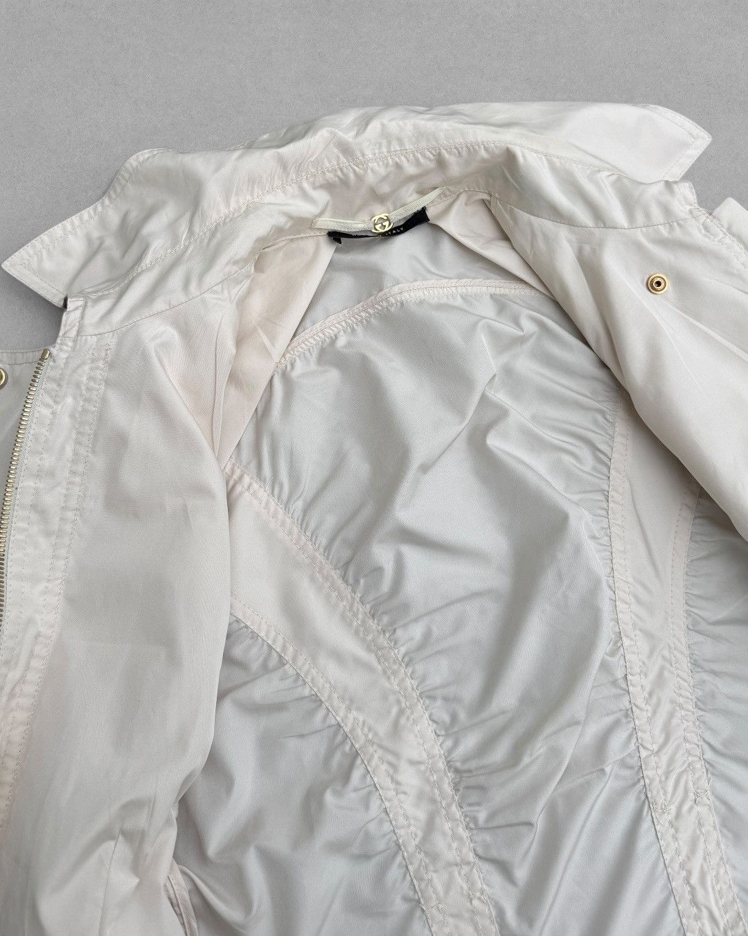 Gucci SS 2004 Gucci By Tom Ford Military Biker Windbreaker Jacket Size M / US 6-8 / IT 42-44 - 20 Thumbnail
