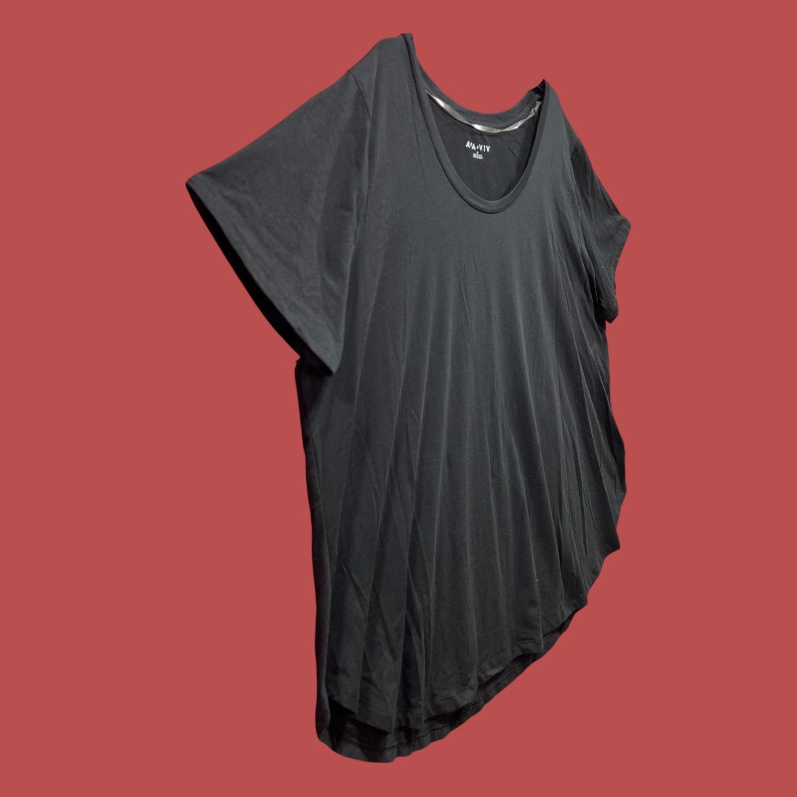 Other Ava & Viv - Women's Short Sleeve Relaxed Scoop Neck T-Shirt Size 3XL / US 20-22 - 15 Thumbnail
