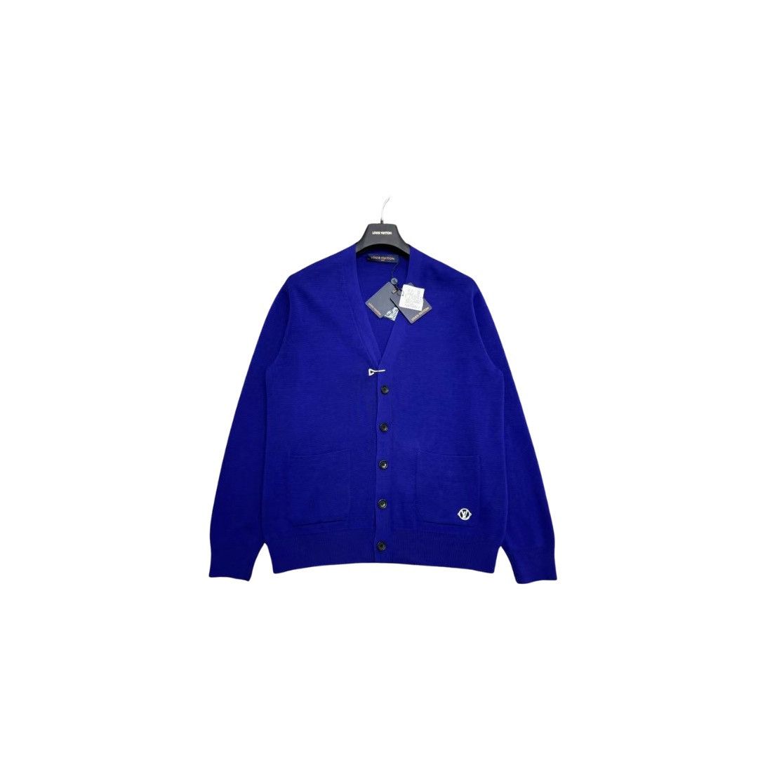 image of Louis Vuitton Blue Cardigan, Men's (Size Small)