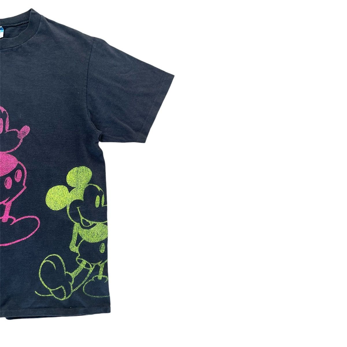 Mickey Mouse × Vintage 1980s Neon Mickey Mouse Multi Print T-Shirts Size US M / EU 48-50 / 2 - 5 Thumbnail