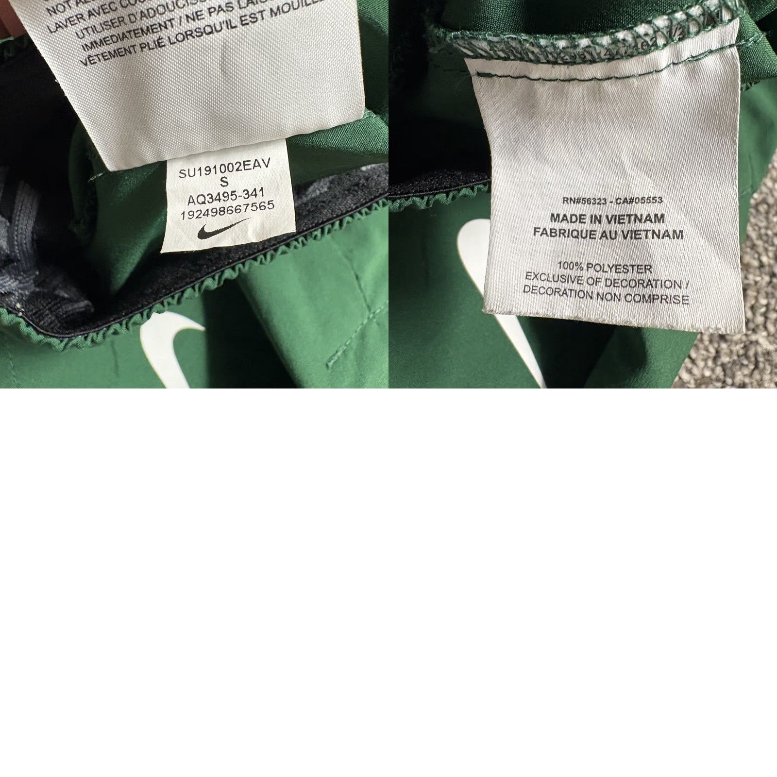 Nike Nike Dri-Fit Shorts Pockets AQ3495 Green Football Training Manning Mens Small Athletic Shorts Size US 29 - 8 Thumbnail