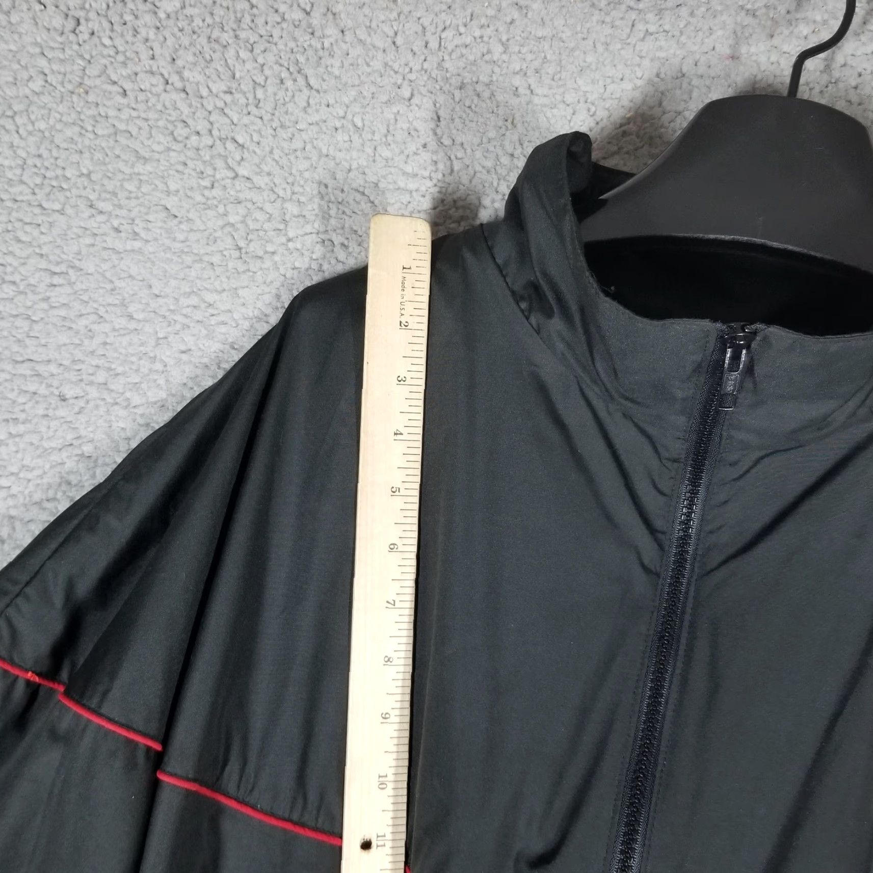 CO Vintage Mid-West Garment Co Jacket Mens XL Black Red Feathers Embroidered 90s Size US L / EU 52-54 / 3 - 7 Thumbnail