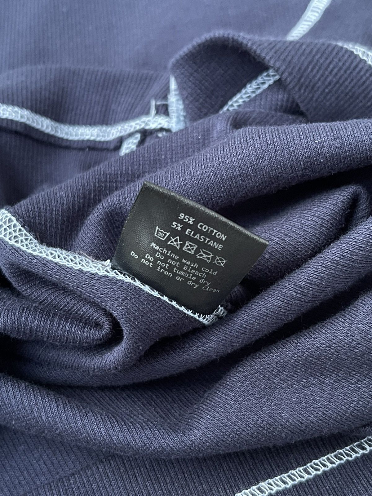 Saul Nash !DS! SS23 Saul Nash Navy Overlock Stitch Tank Top Size US XS / EU 42 / 0 - 18 Thumbnail