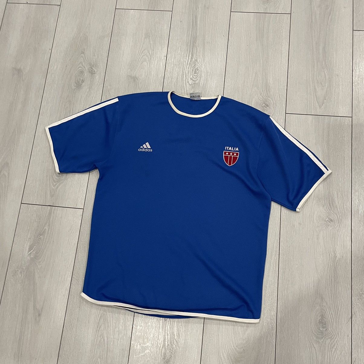 Vintage RARE Italia Vintage Y2K Soccer Football T-shirt World Cup Size US L / EU 52-54 / 3 - 1 Thumbnail