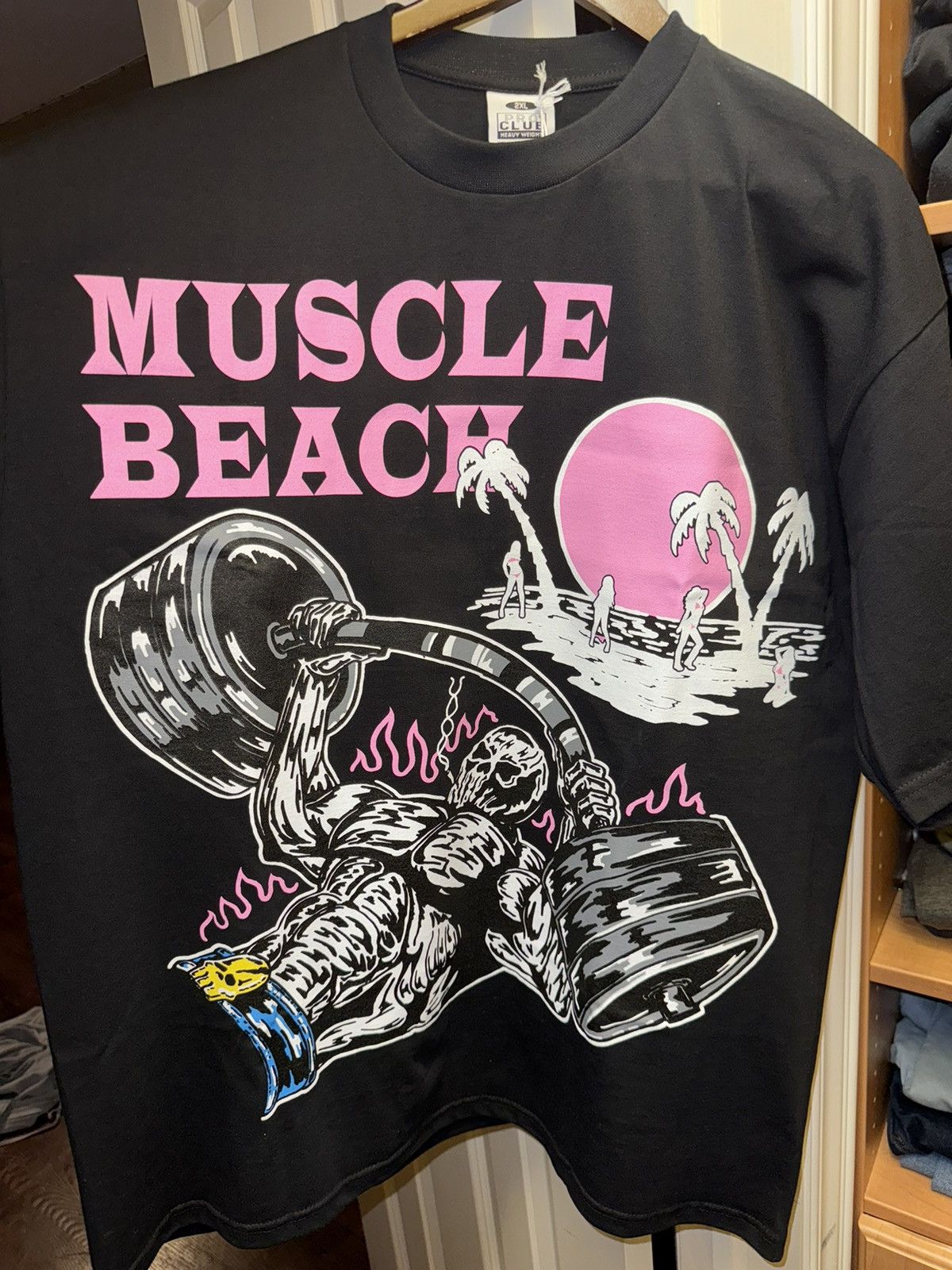 Warren Lotas Warren Lotas Muscle Beach T-Shirt Pink Rare NWT Xl Size US XL / EU 56 / 4 - 1 Thumbnail