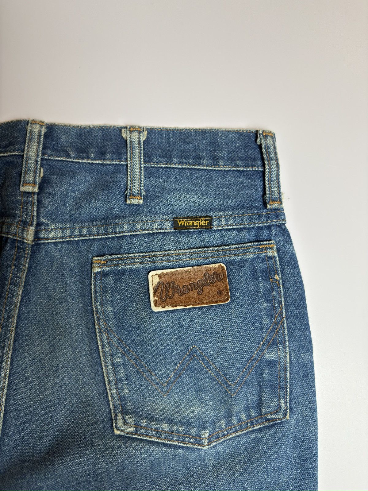 Wrangler Vintage 70s/80s Wrangler 935 DEN Slim Fit Flare Size US 29 - 8 Thumbnail