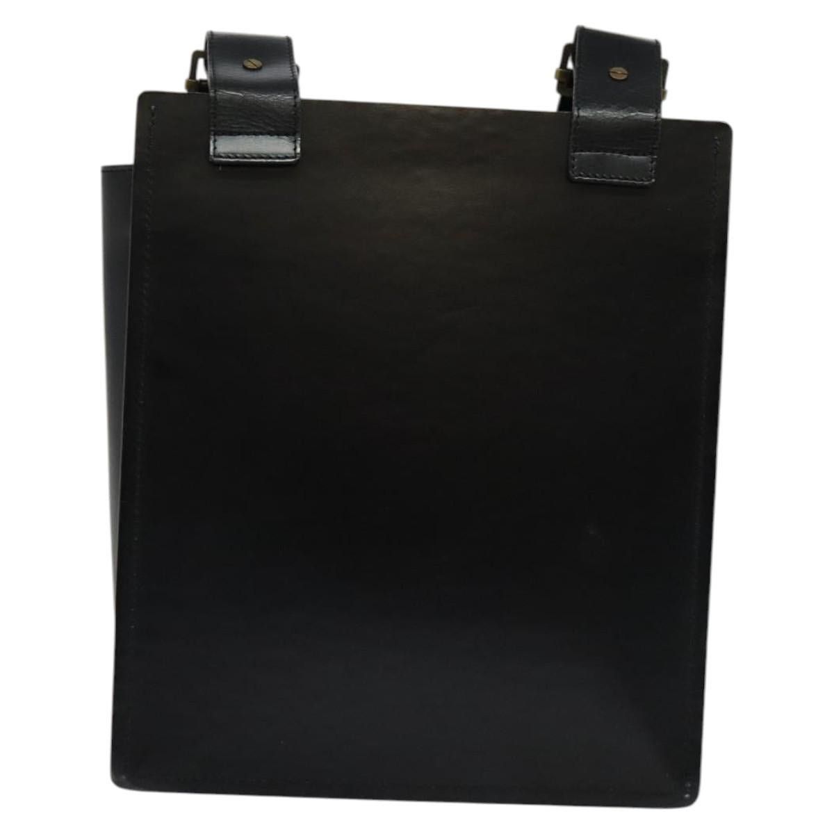 Louis Vuitton LOUIS VUITTON Liege Fantassan Shoulder Bag Leather Black Size ONE SIZE - 2 Thumbnail