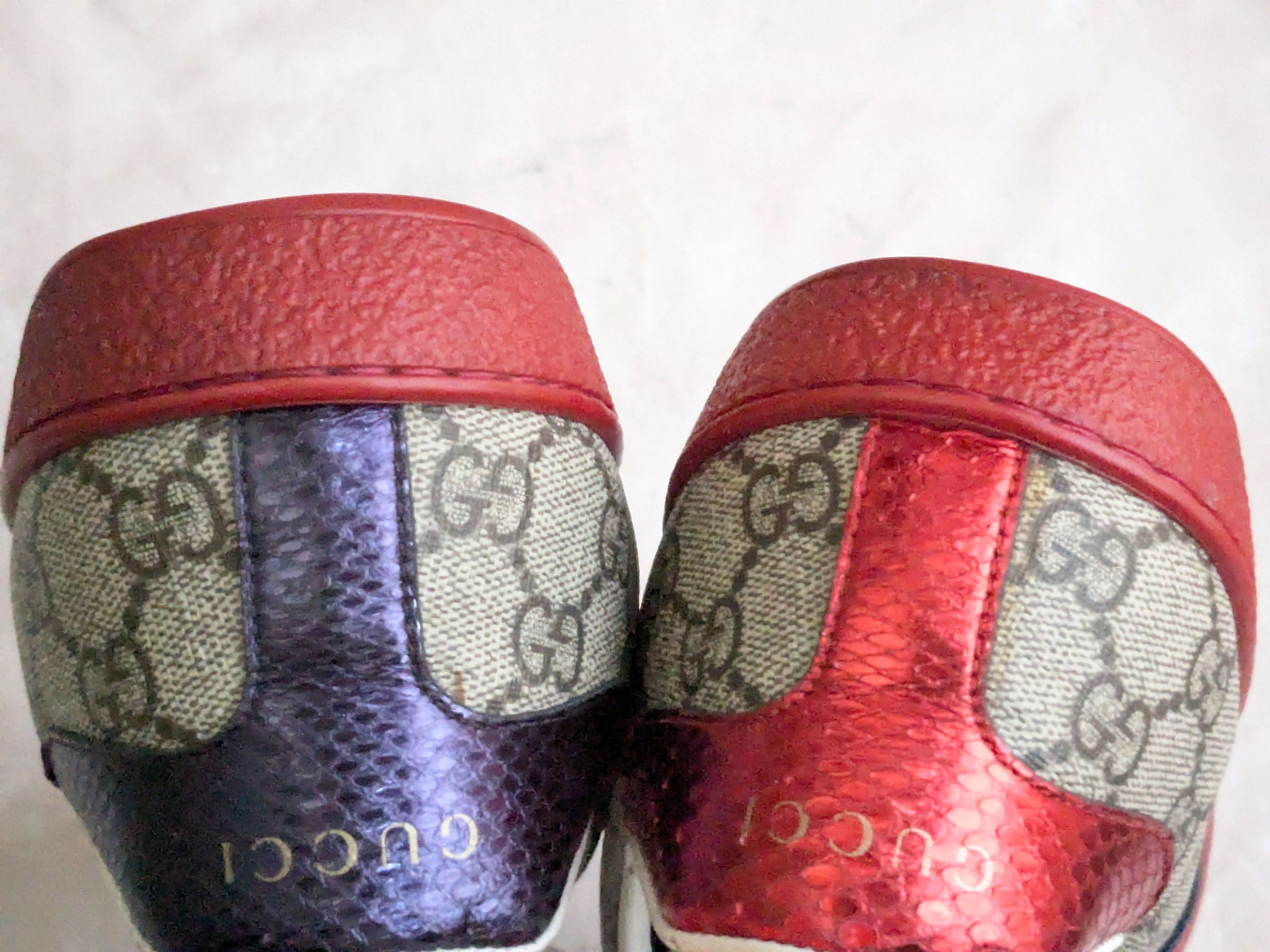 Gucci Gucci Ace GG Supreme Sneakers 429445 Red 11 Size US 11 / EU 44 - 12 Thumbnail