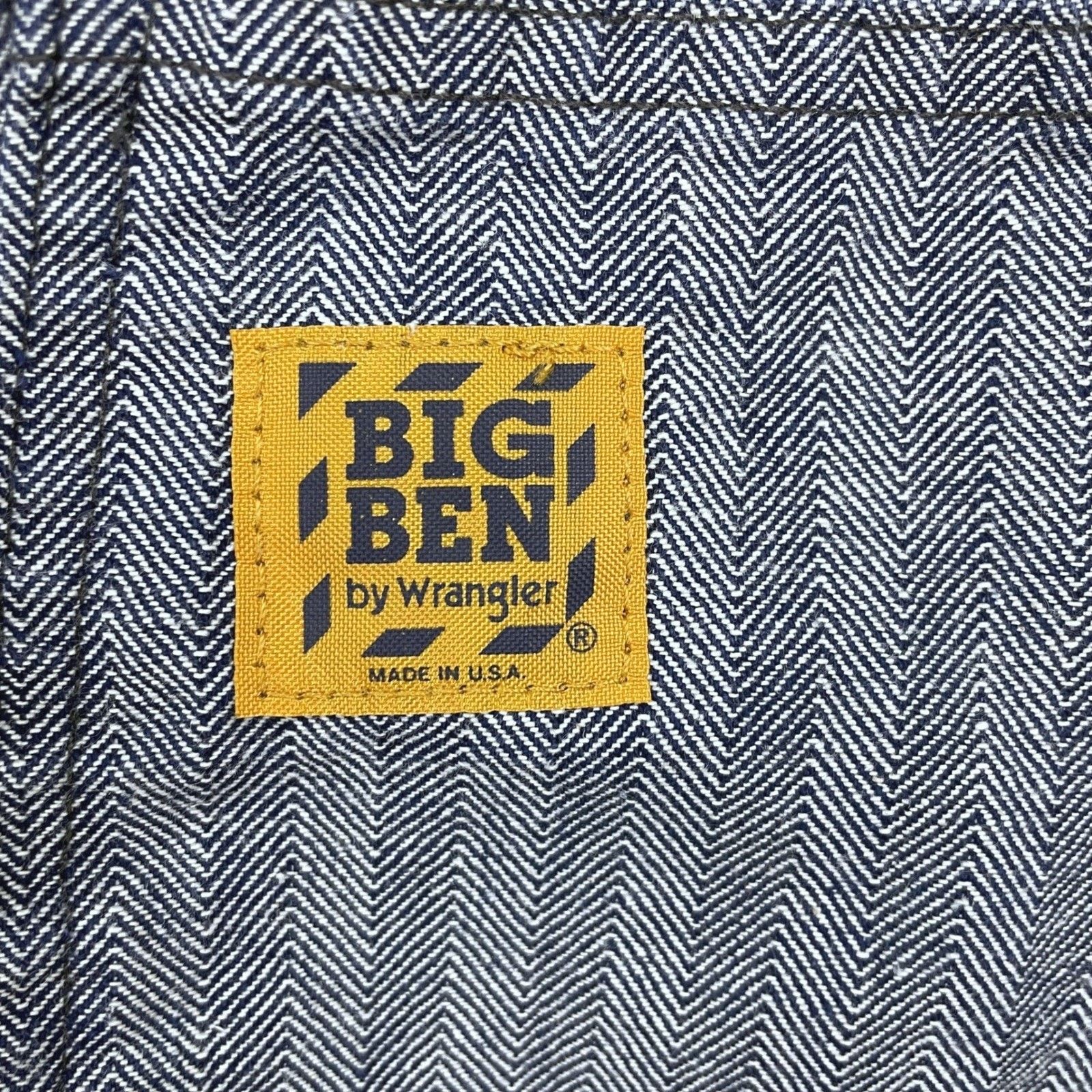 Vintage Mens BIG BEN Coveralls (48R) Herringbone Cotton Utility Size US 44 / EU 60 - 6 Thumbnail