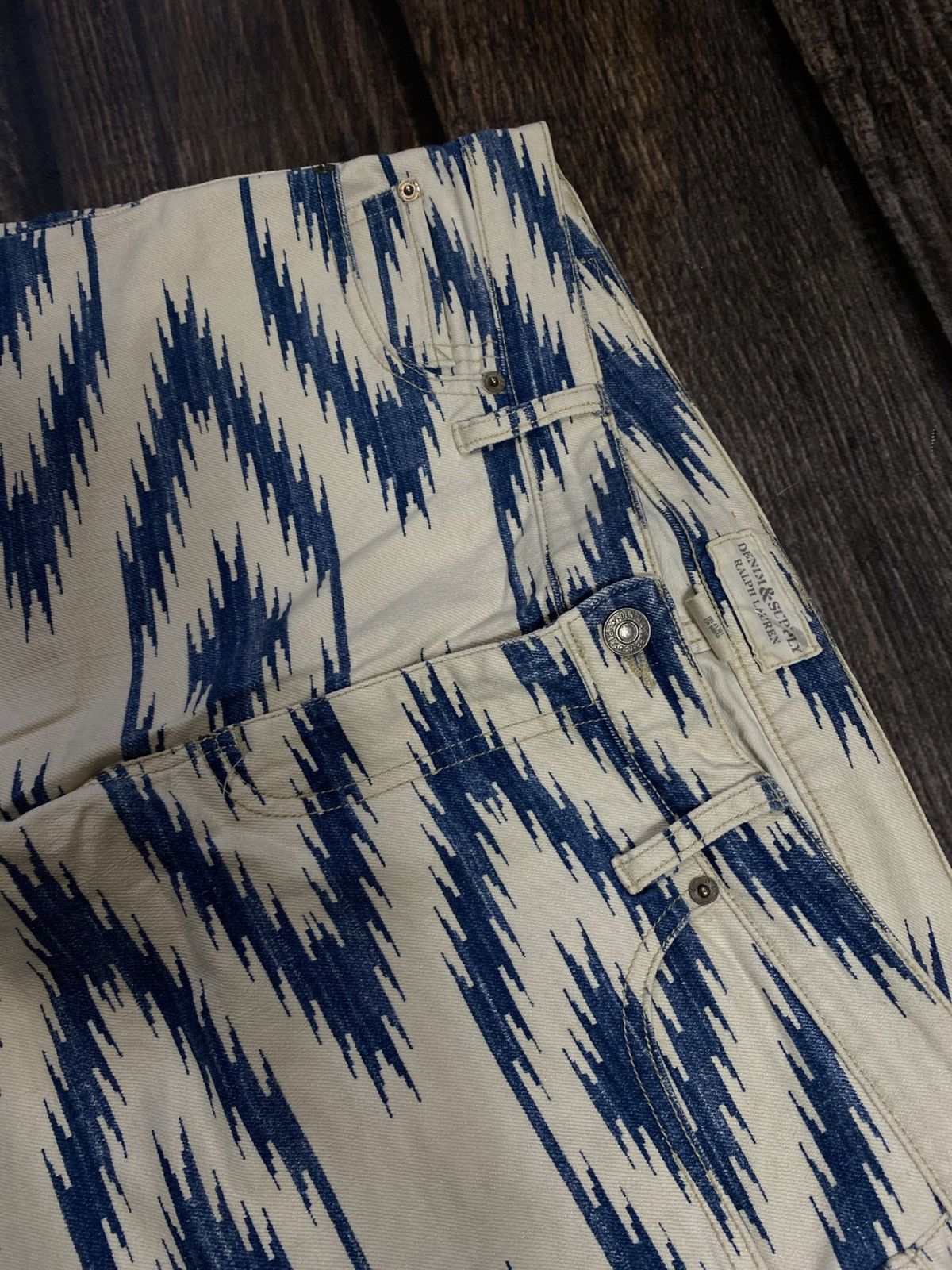 Denim & Supply Ralph Lauren × Vintage Ralph Lauren RRL Denim Supply rare denim pants Size 31" - 3 Thumbnail
