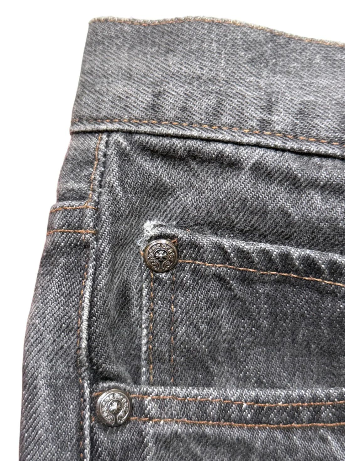 Chrome Hearts 1/1 Cross Patch Levi's 501 Jeans Size US 34 / EU 50 - 7 Thumbnail