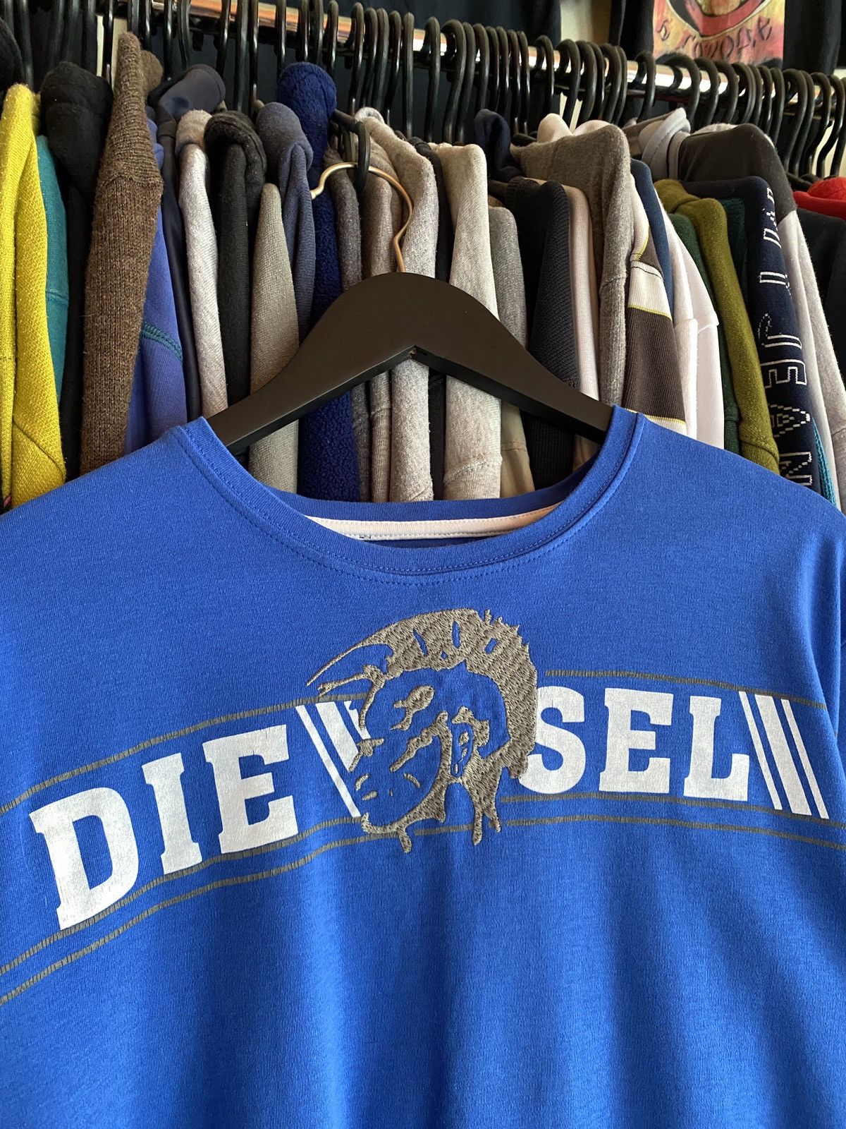 Diesel VINTAGE DIESEL BOOTLEG BIG LOGO T-SHIRT Y2k Size US XL / EU 56 / 4 - 2 Thumbnail