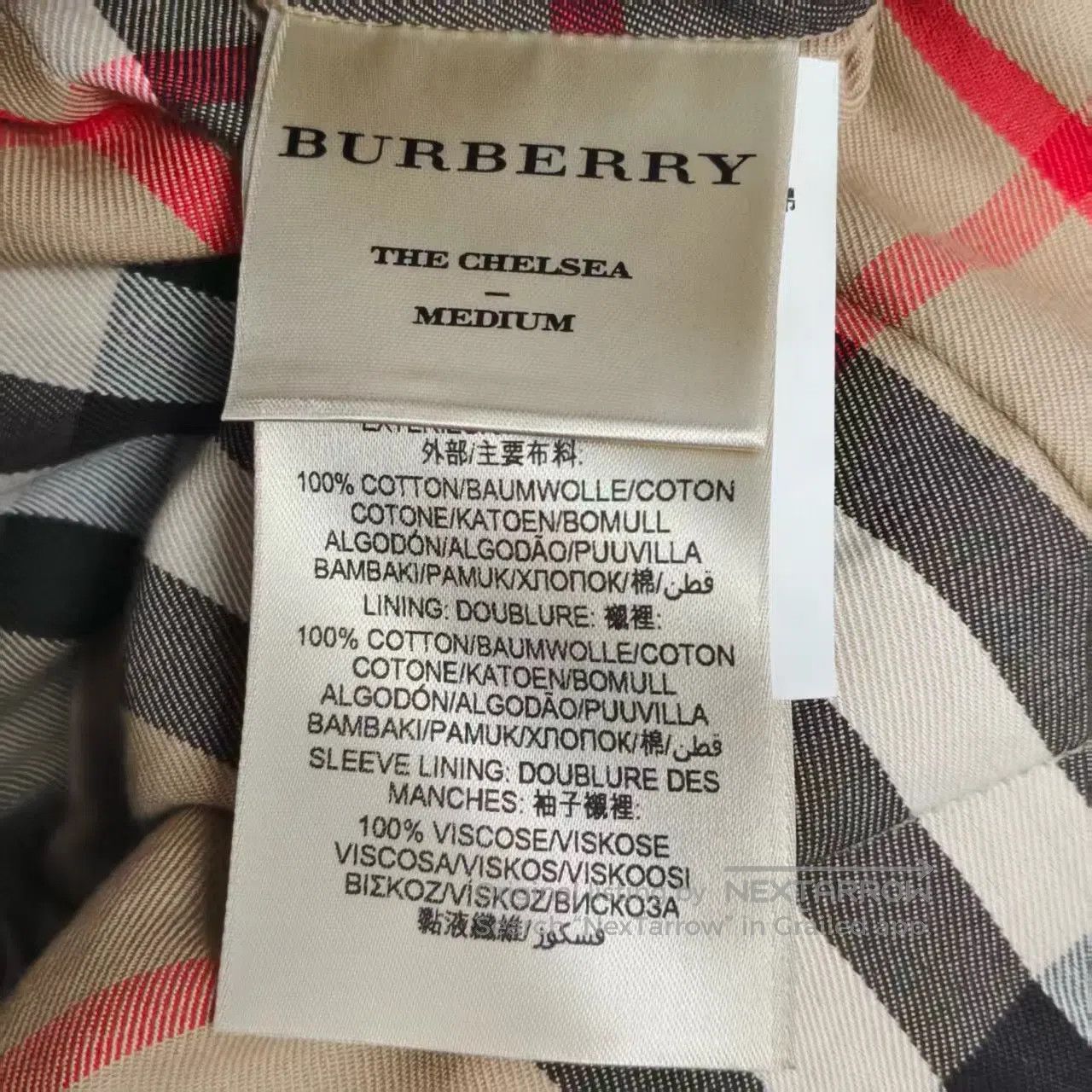 Burberry Burberry Chelsea Style Lined Plaid Windbreaker| Size XXS / US 00 / IT 34 - 5 Thumbnail