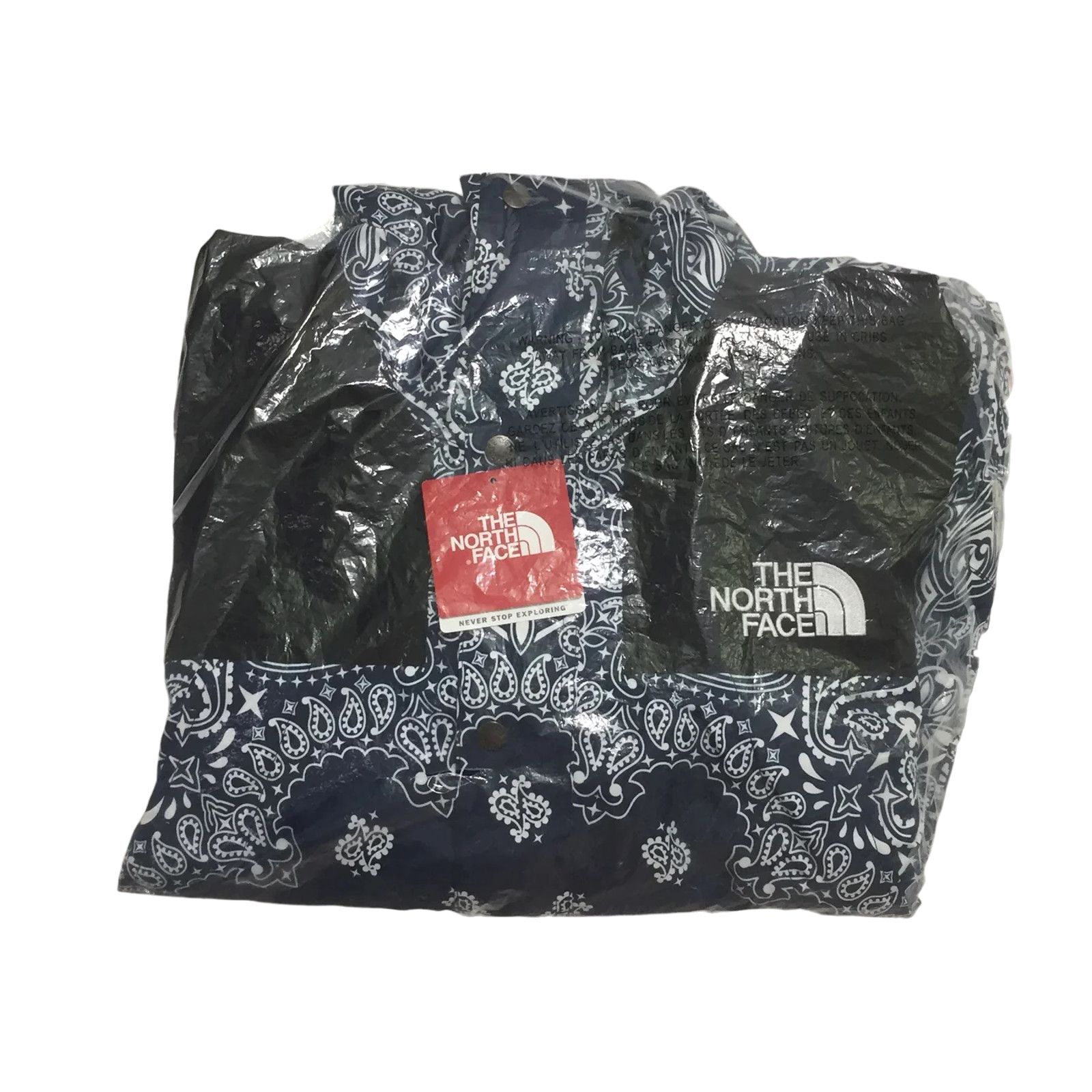 Supreme 2014 Supreme x The North Face Navy Bandana Mountain Light Size US M / EU 48-50 / 2 - 7 Thumbnail