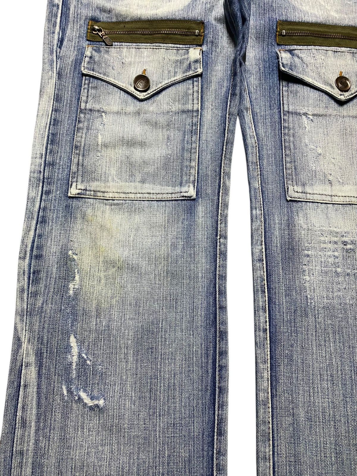 Japanese Brand Vintage Japanese Brand Faded Wash Front Pocket Distressed Size US 34 / EU 50 - 7 Thumbnail