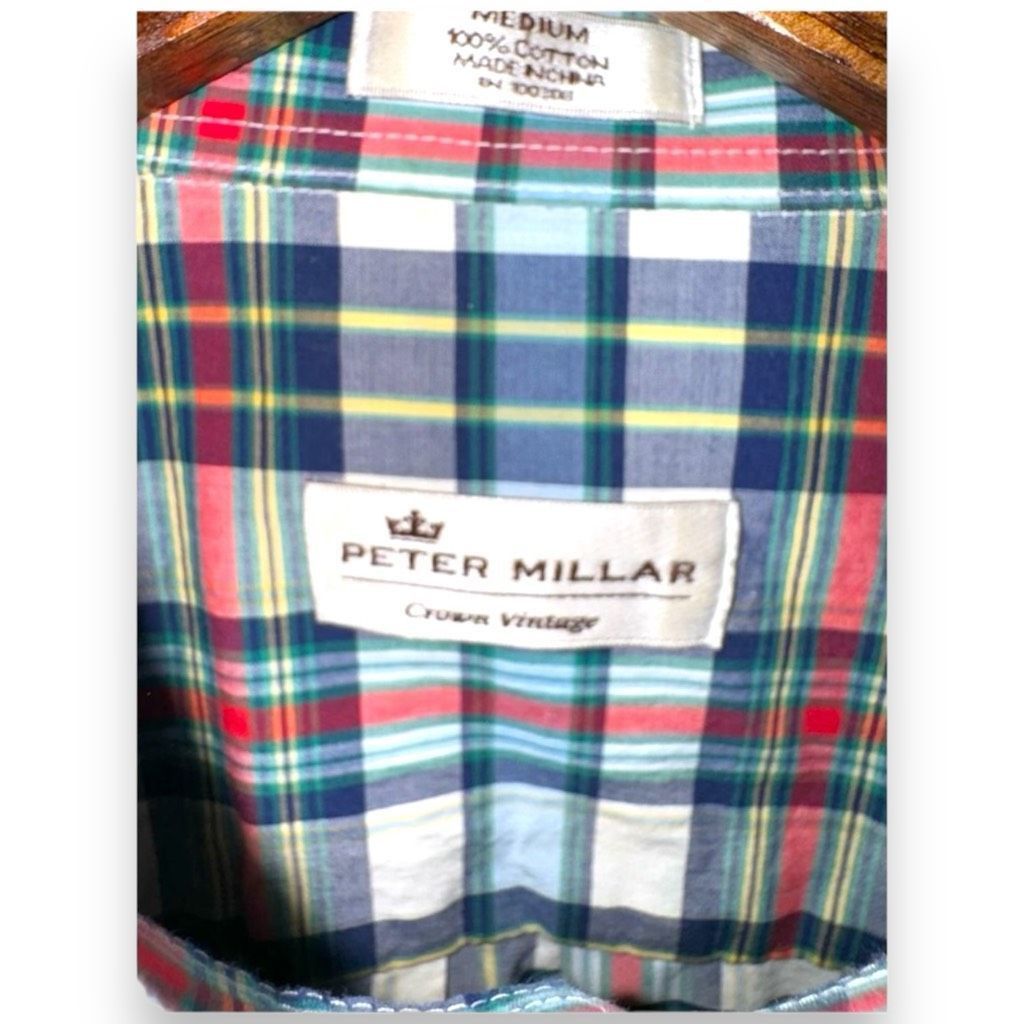 Peter Millar Plaid Peter Millar Crown Vintage Button Down Shirt Size M Size US M / EU 48-50 / 2 - 2 Thumbnail