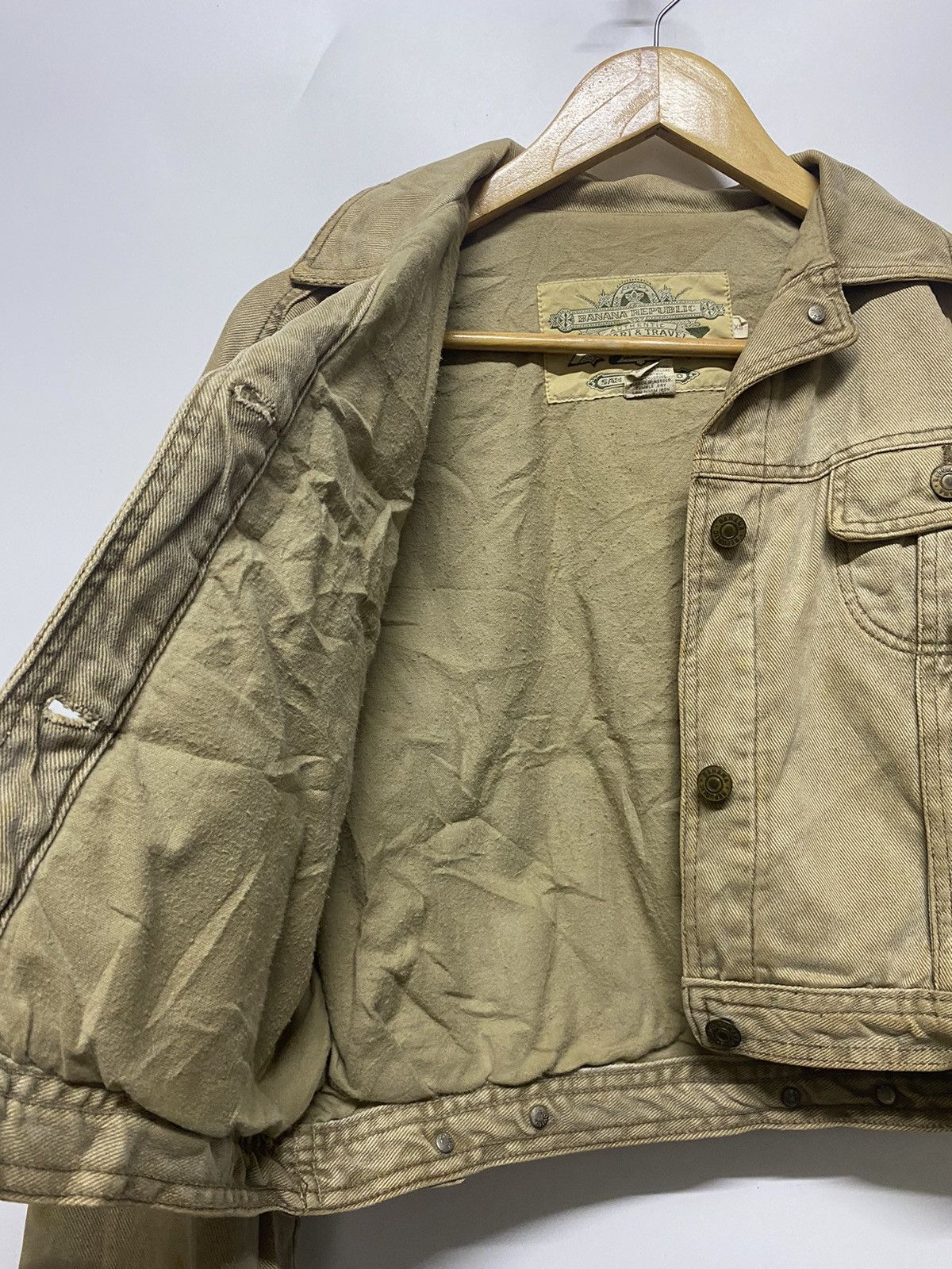 Banana Republic × Vintage Vintage Banana Republic Denim Jeans Jacket Size XS / US 0-2 / IT 36-38 - 7 Thumbnail