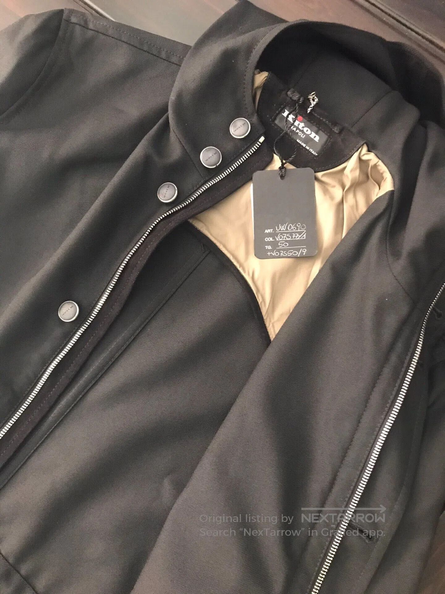 Kiton Kiton Men's Cashmere Blend Hooded Coat. Size US M / EU 48-50 / 2 - 4 Thumbnail