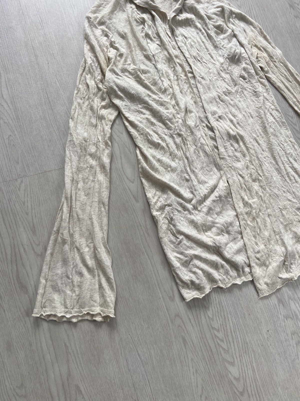 14th Addiction Vintage 2000s G.O.A Asymmetrical Buttonless Cardigan Size M / US 6-8 / IT 42-44 - 3 Thumbnail