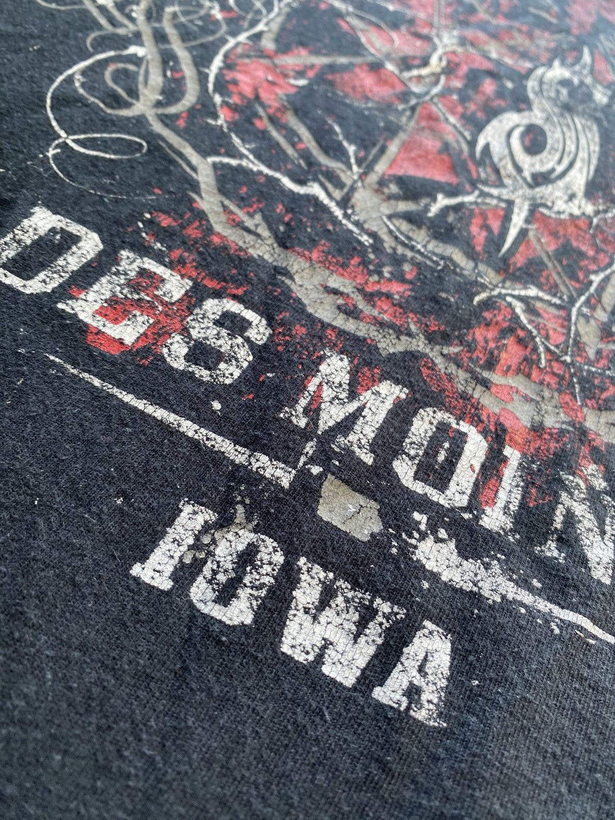 Band Tees 🔥00s Slipknot Band Tour Black 4xl Tee mens Des Moines Iowa Size US XXL / EU 58 / 5 - 14 Thumbnail