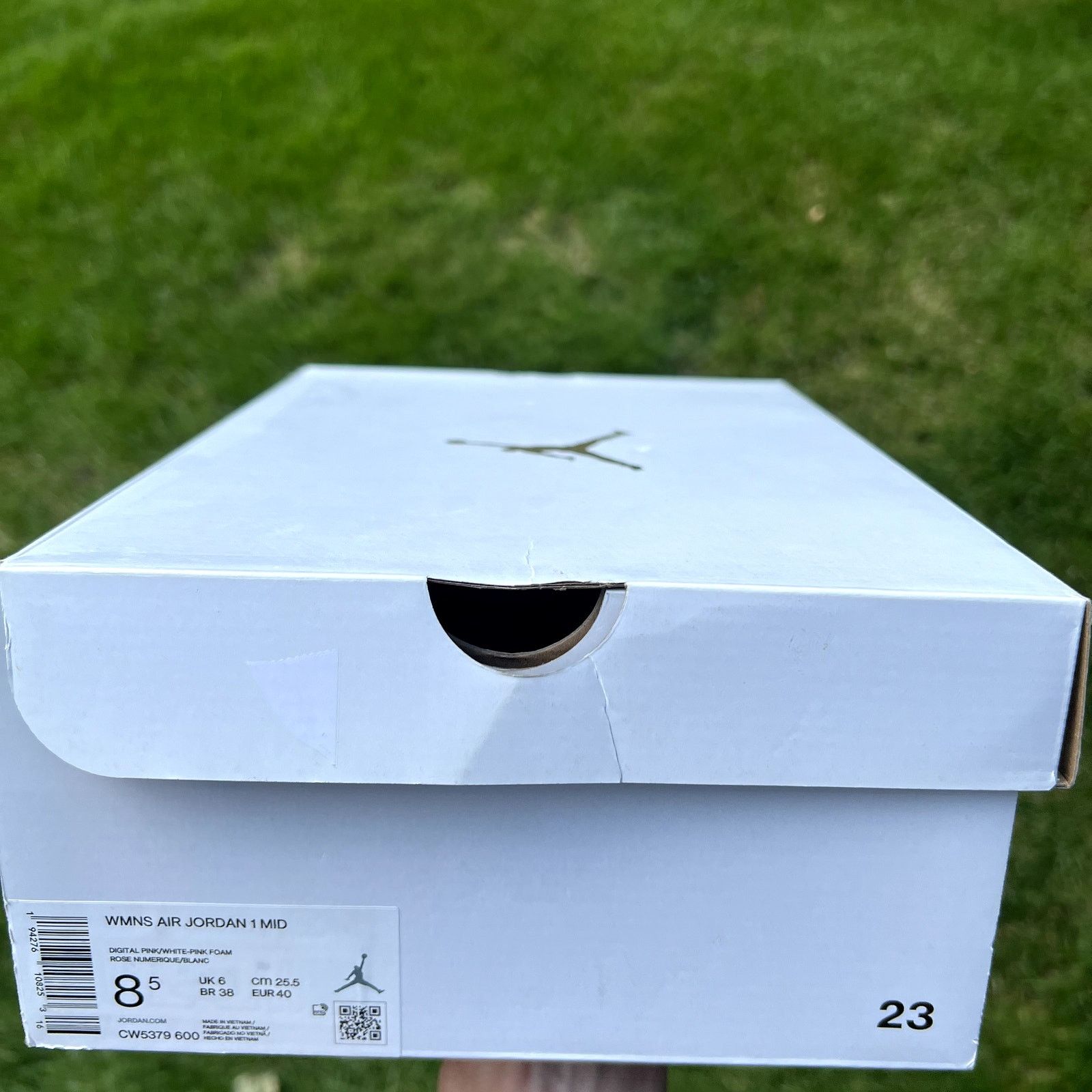 Jordan Brand × Nike Wmns Air Jordan 1 Mid Digital Pink Women's Shoes - Size 8.5 Size US 8.5 / IT 38.5 - 10 Thumbnail