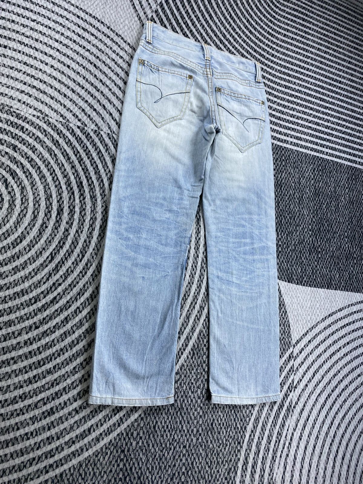 Japanese Brand Vintage Genoese Kapital Style Blue Washed Denim Jeans Size US 30 / EU 46 - 5 Thumbnail