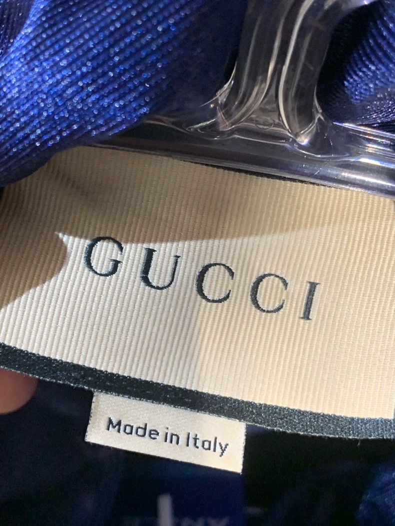 Gucci GucciNavy blue color-matched zipper jacket of Liu Xianhua Size US M / EU 48-50 / 2 - 3 Thumbnail