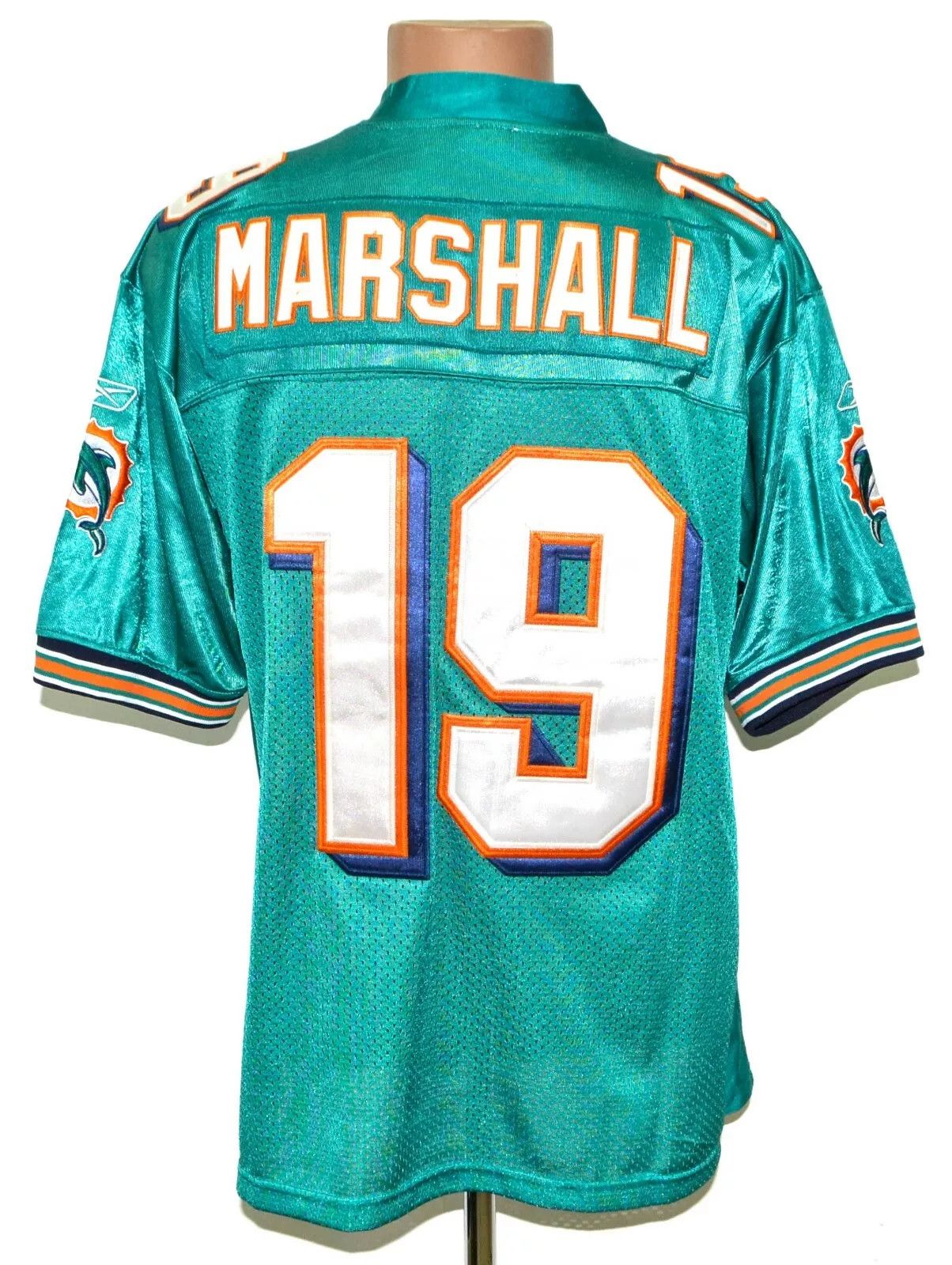 Reebok NFL MIAMI DOLPHINS SHIRT MARSHALL #19 SIZE XL (48) Size US XL / EU 56 / 4 - 1 Thumbnail