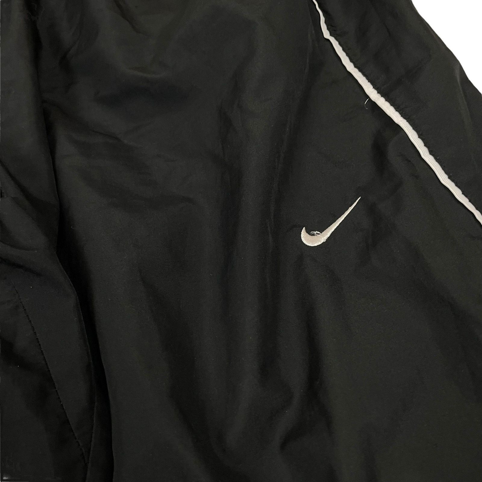 Nike Nike Women's Black Swoosh Ankle Zip High Rise Track Pant XL Size 30" / US 8 / IT 44 - 2 Thumbnail