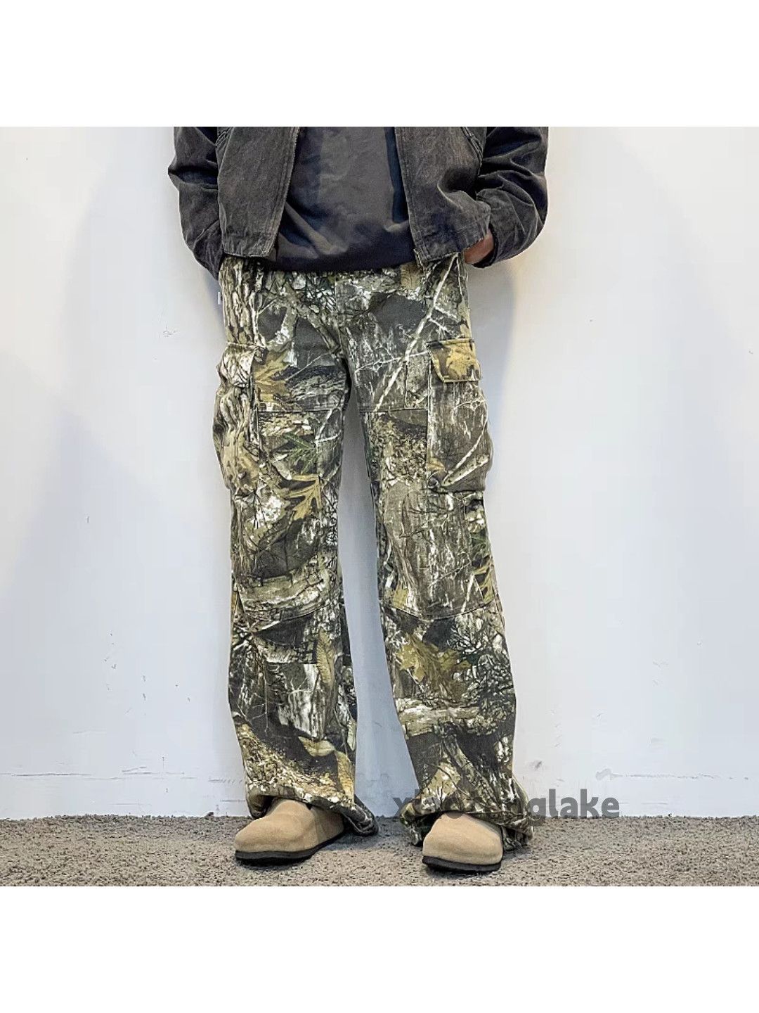 Designer × Japanese Brand × Vintage utility military camo loose baggy hiphop cargo pants Size US 30 / EU 46 - 4 Thumbnail