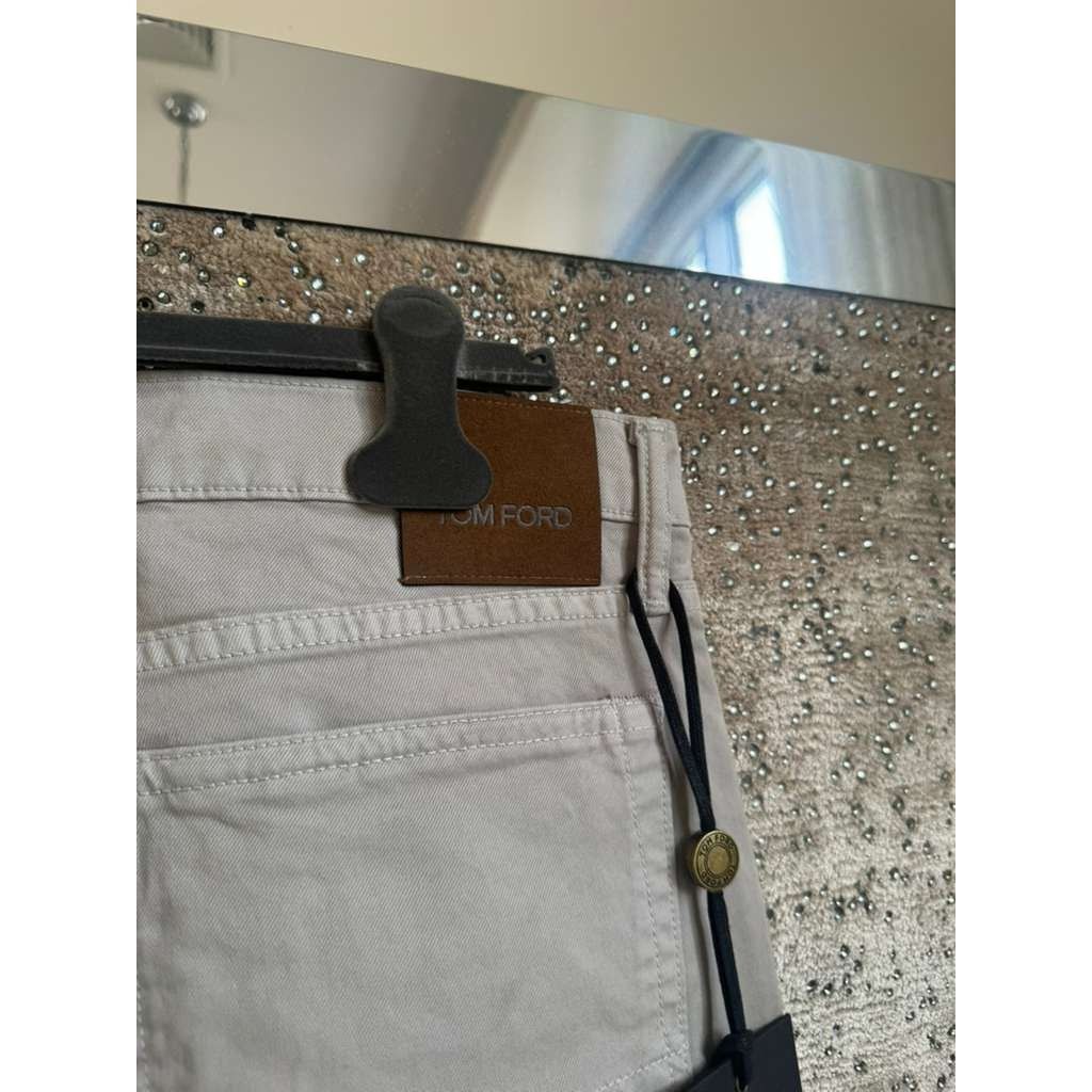 Tom Ford o1rshd1 Slim Fit Corduroy Jeans in Pale Stone Size US 36 / EU 52 - 6 Thumbnail