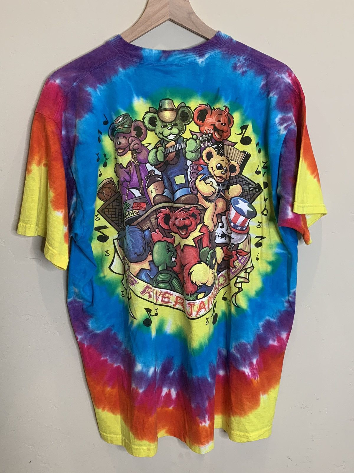 Grateful Dead × Liquid Blue × Vintage *RARE* Vintage 90s Grateful Dead Liquid Blue Jamboree Shirt Size US XL / EU 56 / 4 - 2 Thumbnail