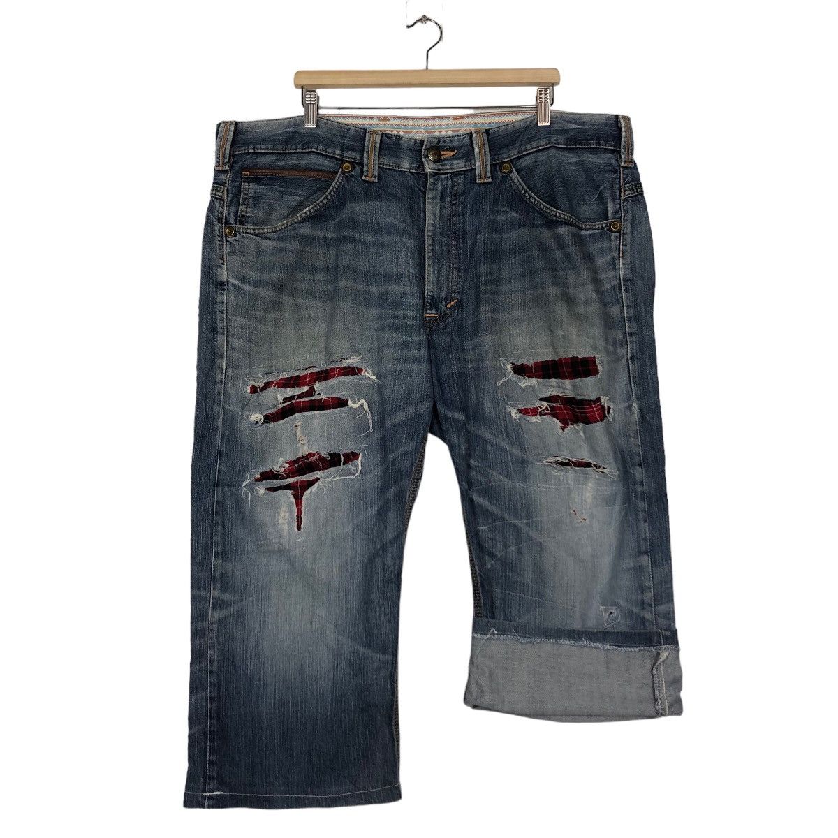Edwin 🔥PUNK DESIGN DISTRESSED DENIM EDWIN KAPITAL DESIGN Size US 44 / EU 60 - 10 Thumbnail