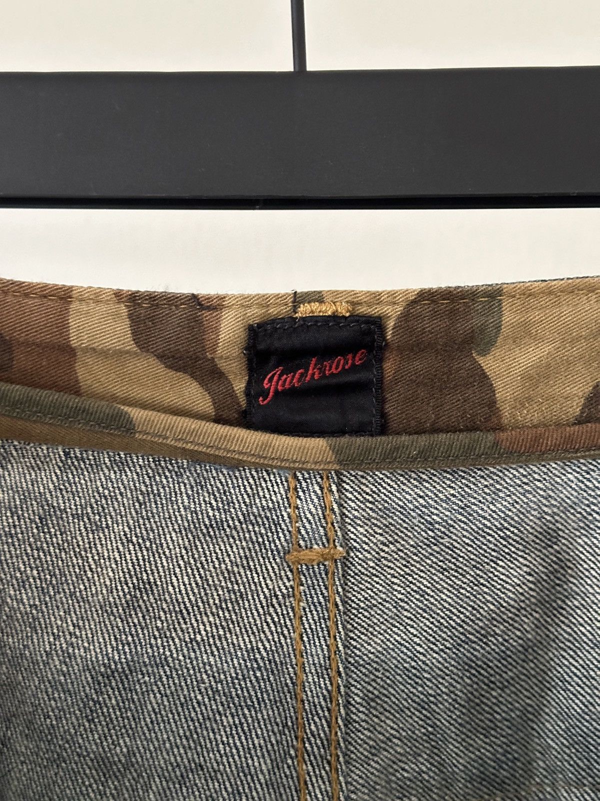 Japanese Brand 2000s Jackrose Double waist jeans Size US 32 / EU 48 - 12 Thumbnail
