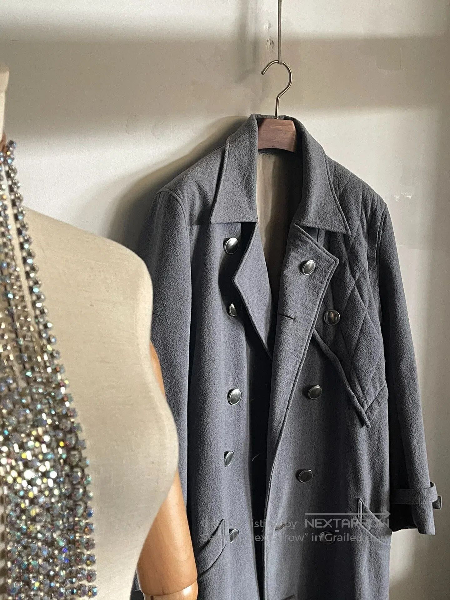 Sulvam Sulvam Sailor Coat in Gray. Size US M / EU 48-50 / 2 - 4 Thumbnail