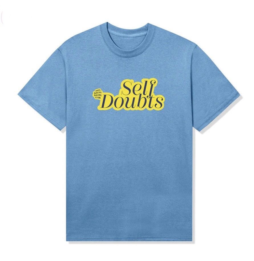 Anti Social Social Club × Designer ‼️ ASSC Anti Social Club I Doubt It Tee Blue Size Small ‼️ Size S / US 4 / IT 40 - 2 Thumbnail