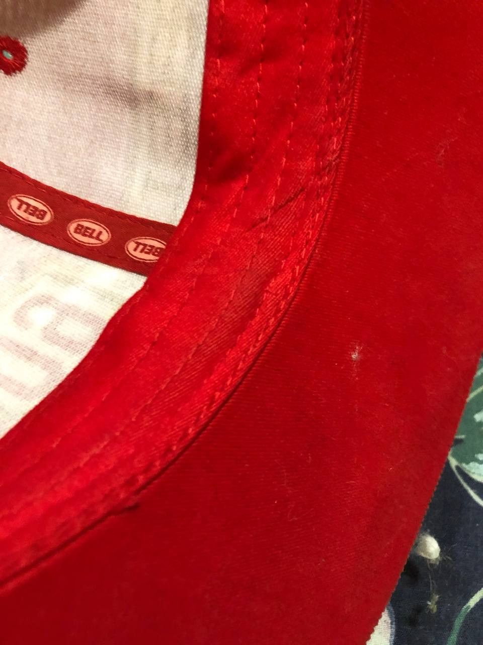 Vintage Vintage Cap red big logo Bell Helmets Y2K Hats streetwear Size ONE SIZE - 6 Thumbnail