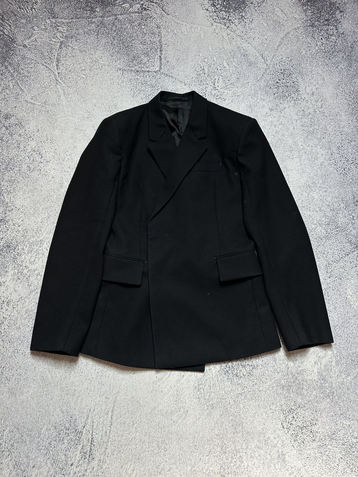 Prada PRADA 2022 Runway Double Breasted Wool Blazer Jacket Black Size 36R - 4 Thumbnail