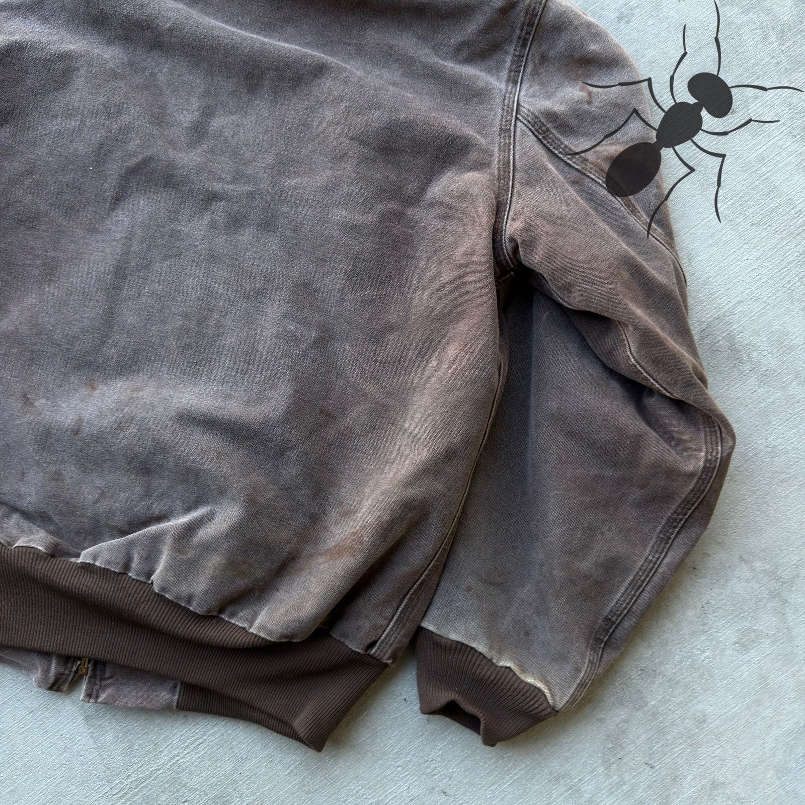 Carhartt × Vintage Vintage Carhartt J25 CHT brown hooded work wear jacket Size US M / EU 48-50 / 2 - 8 Thumbnail
