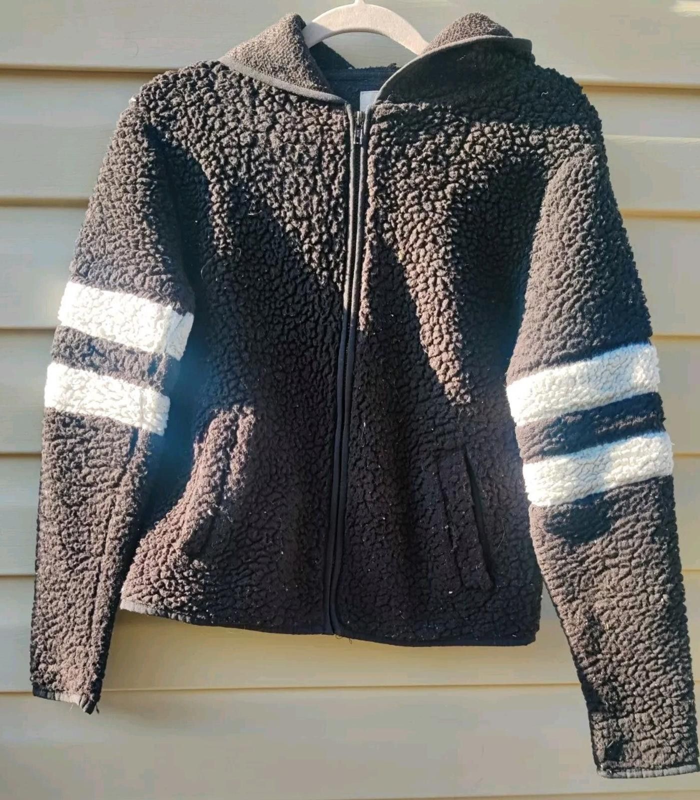 Sonoma Target Sonoma Womens Small Softest Teddy Sherpa Hoodie Black Size S / US 4 / IT 40 - 4 Thumbnail