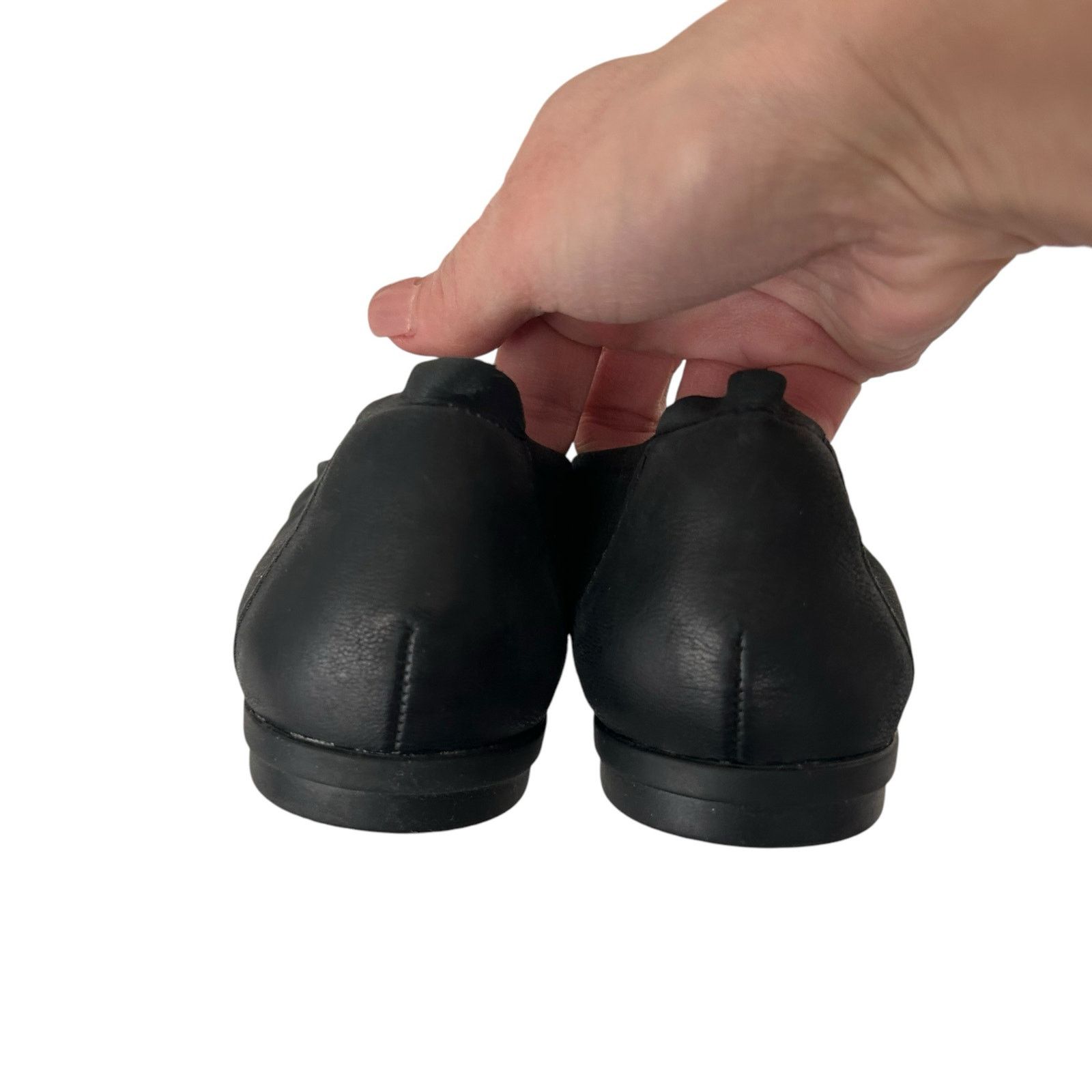Clarks Clarks Black Rena Hop Leather Flats Sz 5.5 Size US 5.5 / IT 35.5 - 4 Thumbnail