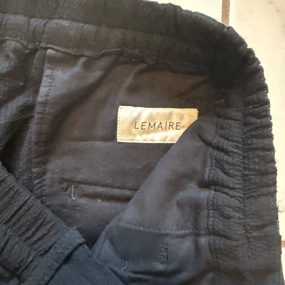 Lemaire Lemaire Seersucker Elasticated Pleated Trouser Size US 34 / EU 50 - 3 Thumbnail