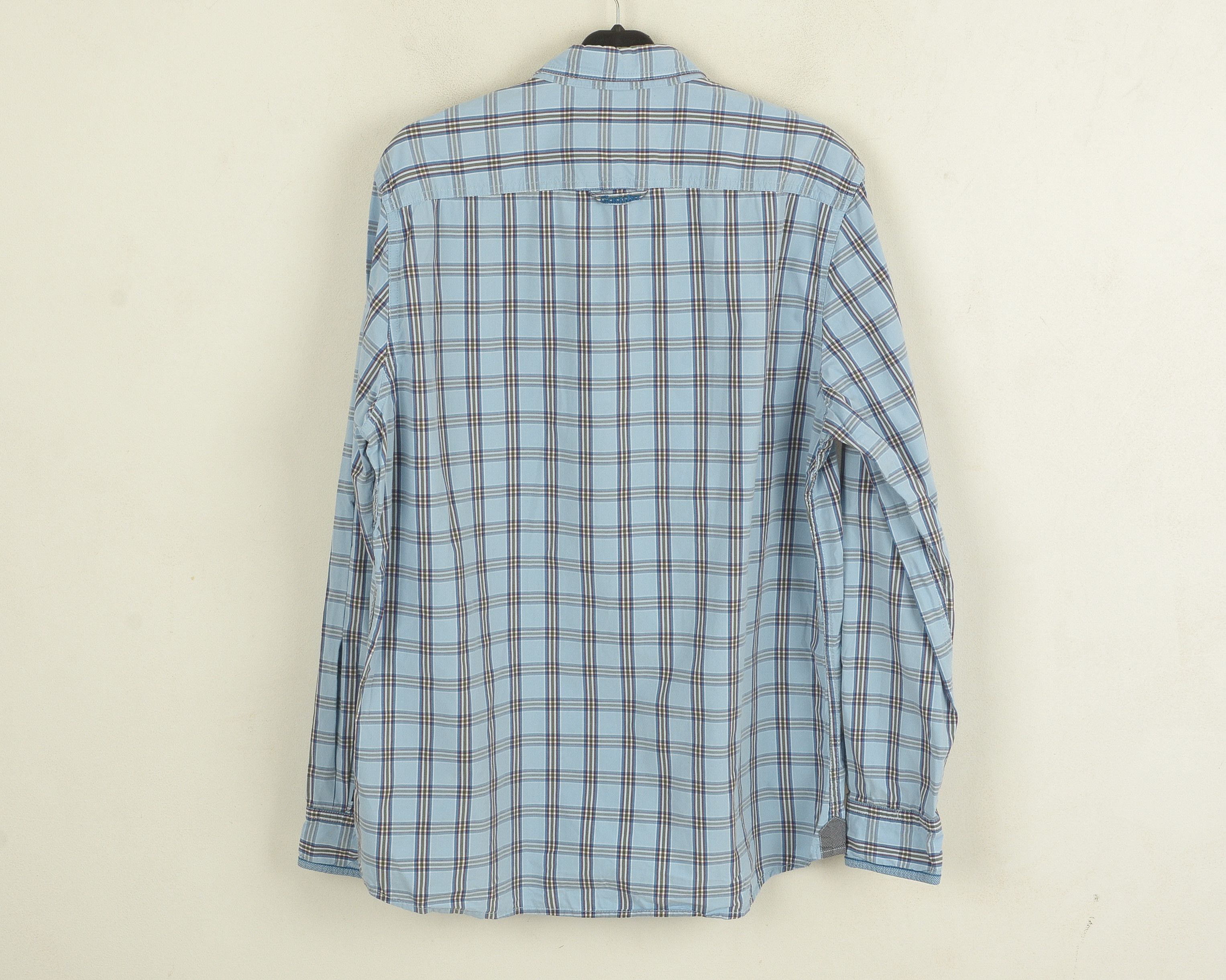 Designer GAASTRA Shirt Cotton Casual Checked Plaid Collar Size US XL / EU 56 / 4 - 3 Thumbnail