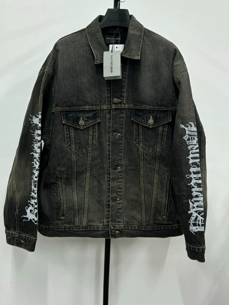 Balenciaga Balenciaga 24SS DIY mental the Yearofthe Loong blue graffit Size US XS / EU 42 / 0 - 1 Thumbnail